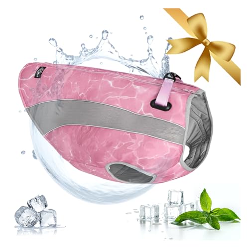 Chaleco Evaporativo Perros Rosa L