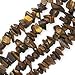 Tiger Tigers Eye Gem Chip Beads 8mm x 4mm - 36 Inch Strand