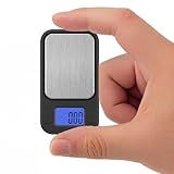 Diyife Präzisionswaage 0.01 G/200G, 8 Einheiten Ultraportabel Feinwaage, mit LCD Display und Tara Funktion Küchenwaage, mit Aufbewahrungsbox, Briefwaage für Lebensmittel, Schmuck, Medizin, Labor
