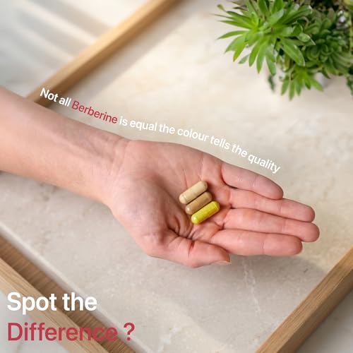 Berberine 97% HCL 2000mg | 120 Vegan Capsules | 4 Month Supply | One-Per-Day | No Fillers, Binders or Additives | Made in The United Kingdom - Image 6