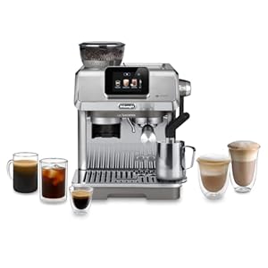 De’Longhi La Specialista Touch Espresso Machine with Grinder & Milk Frother – Cold Brew & Iced Coffee Maker, Burr Grinder, 10 Drink Presets, Compact Bean to Cup, Award-Winning Italian Design