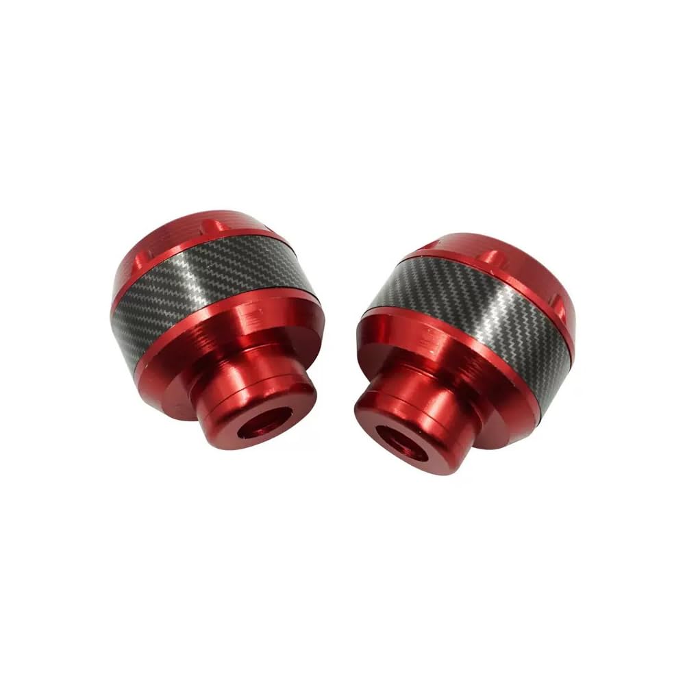 FENIQG 2 Pcs Motorcycle Front Fork Anti-fall Slider for SYM TL 500 Maxsym, Motorbike Falling Protection, Motorcycle Front Fork Frame Sliders Wheel Crash Protector,Red