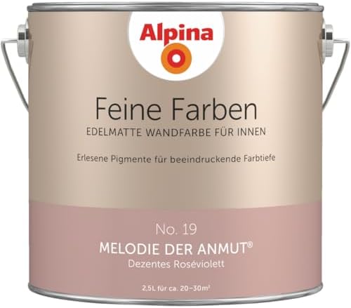 Alpina Fine Colours Interior Wall Paint, Choice of Colours, Matt ...