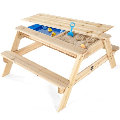 Table pique-nique bois Plum Surfside jeu extérieur sable et eau bac enfant