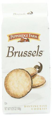 Pepperidge Farm Brussels Cookies, 5.25 Ounce (4 Bags)