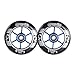 GRAVITI One Pair 100mm Pro Stunt Scooter Wheels with ABEC-9 Bearings CNC Metal Core (2pcs) (Blue)