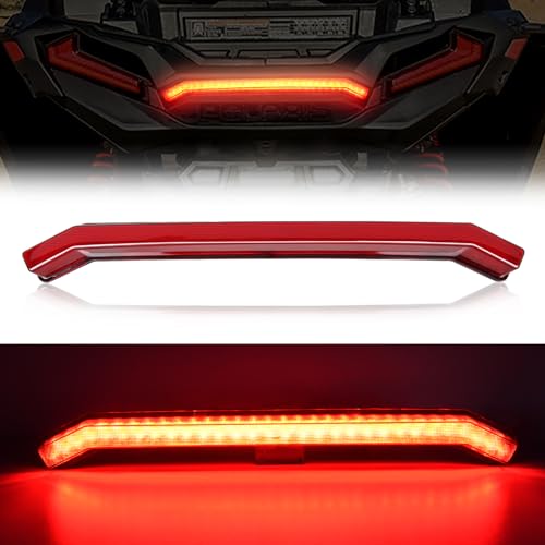 Image of Nilight UTV Center Tail Light Rear Taillight LED Brake Lights Red Compatible with Polaris RZR XP1000 Turbo Sportsman Accessories 2019 2020 2021 2022 2023