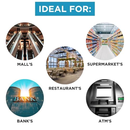 Image of DETECK 2 1 /4 inch x 50' Thermal Receipt Paper Rolls (4 Rolls), BPA Free Receipt Paper, 58mm Fits Mini POS Thermal Printer, Square Terminal for Small Businesses