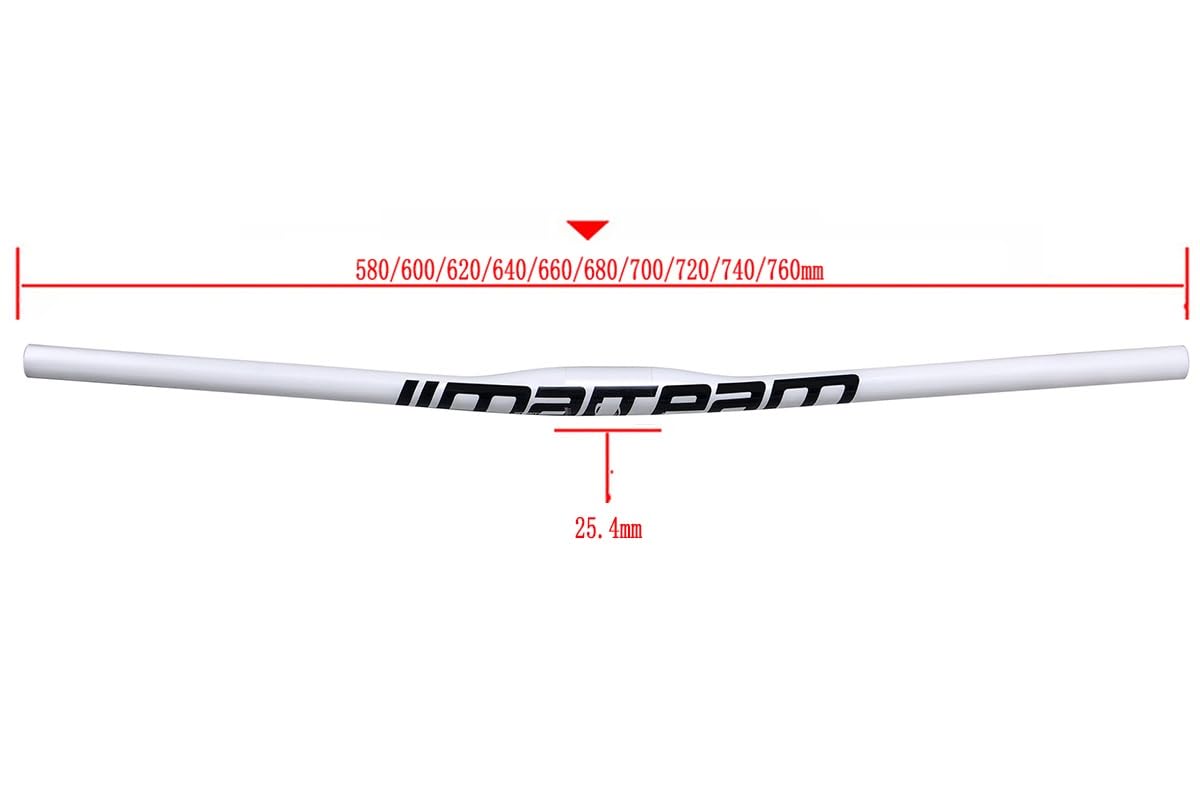 Guidon Cockpit Carbone VTT/BMX - 740-780 Mm - Avec Potence - Compatible Zoom - Garantie 3 Ans