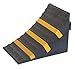 Produktbild SNS SAFETY LTD RWC-1 Gummi Unterlegkeil Schwerlast, Schwarz Gelb, Abmessungen 25cm x 16cm x 19cm (Packung mit 1)