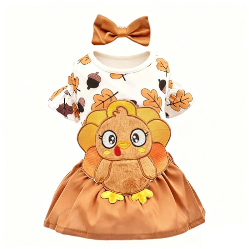 Robe de dinde pour chien et chat costume Thanksgiving pour petit animal de compagnie M