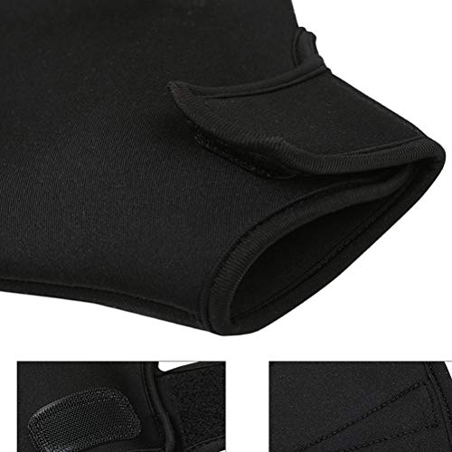 Lioobo 1 par de luvas de natação aquáticas com tecido de malha para natação e mergulho tamanho P (pr