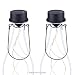 Merrybay Solar Wine Bottle Lights Kit with Twinkling Fairy Micro Amber LED (Bottle Not Included), 2 Pack