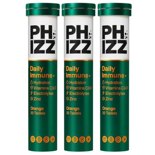 Phizz Daily Immune+ Orange Hydration, Immunity, Electrolytes