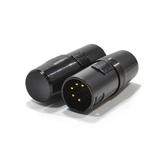 Pulse DMX XLR 5 Pin Terminators Black [2 Pack]