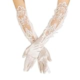 Jack and Rose Costume from Titanic 15 Floral Lace Long Gloves