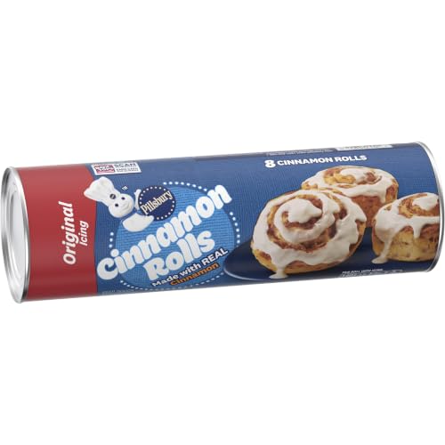 Pillsbury Cinnamon Rolls with Original Icing, 8 Ct, 12.4 oz
