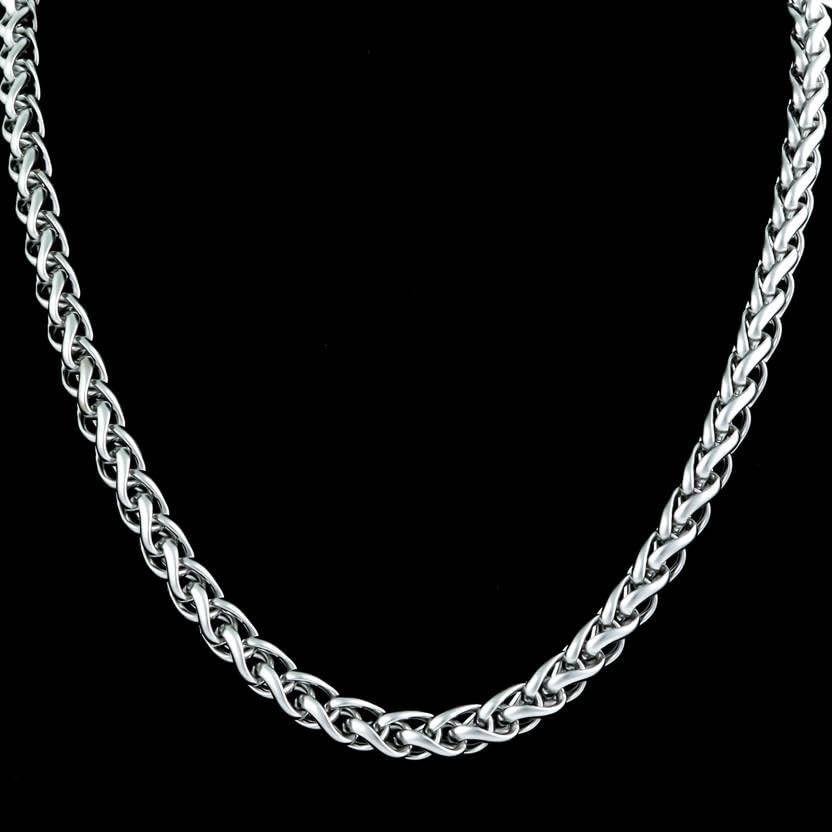 one gram Stylish Heavy Golden Neck Men Chain “20” Inches Gold-plated Chain_C561-picture-21