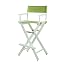 White Frame/Lime Green Canvas