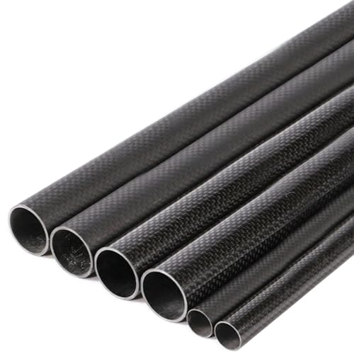 Tube en fibre de carbone pour ateliers créatifs et projets DIY de 1m