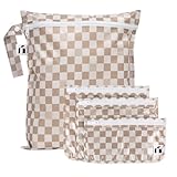 Bumkins Roamio Waterproof Wet Bag & Clear Travel...