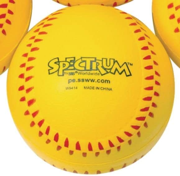 Vista 2 de S & S Worldwide Spectrum Softballs de espuma (12unidades)