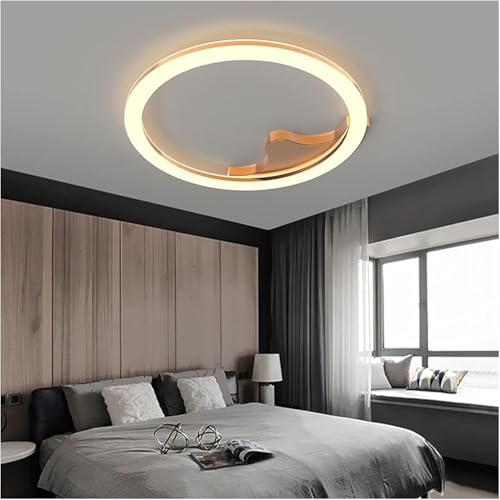 Lustre moderne à LED au design épuré pour luminaire intérieur haut de gamme