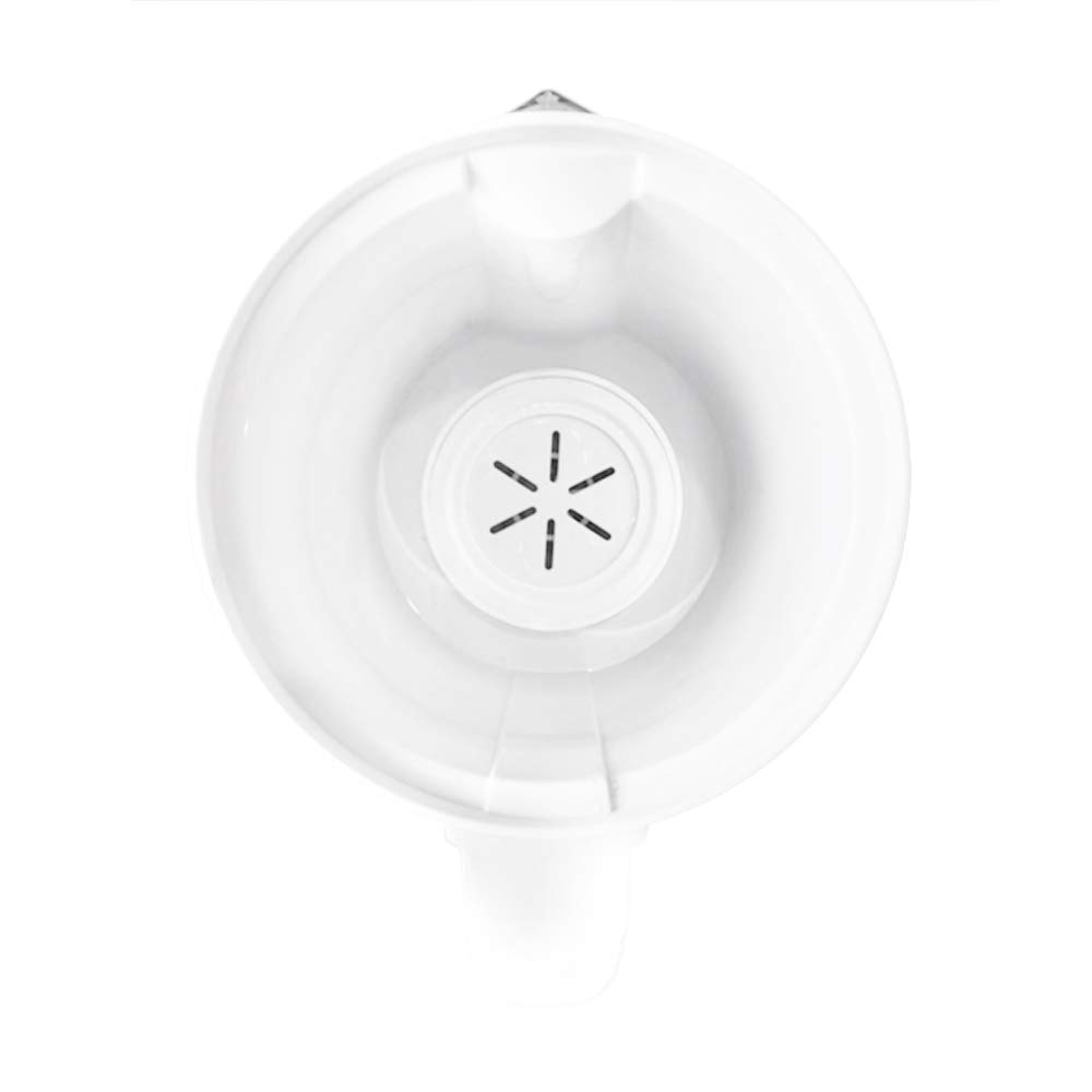 Gentoo Glass (White) Alkaline Water Filter Pitcher 1.5L with 1 x Gentoo Filter Cartridge