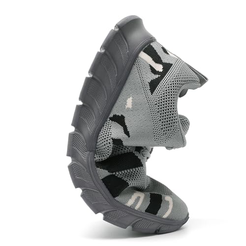 Image of Men Non-Slip Work Shoes Tennis Gym Sneakers Breathable Slip Resistant Lightweight and Comfortable for All-Day Wear Sports and Walking