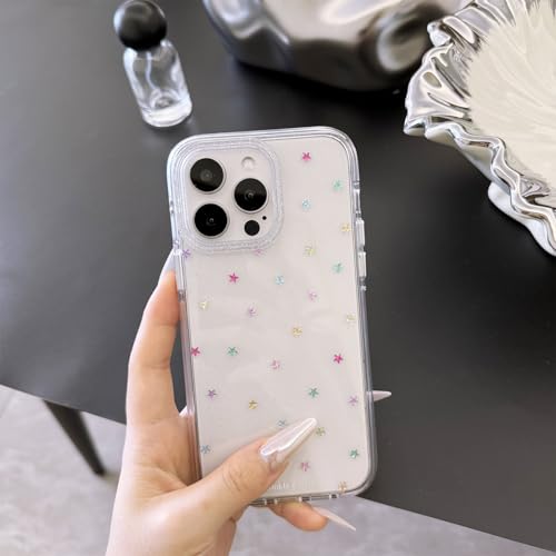 Coque iPhone 14 Pro étoiles : accessoire brillant pour soirées et lycée - 5