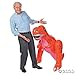 Fun Express Giant Inflatable Dinosaur (4 feet Tall T-Rex) Fun Party Decor and Toy - VBS Vacation Bible School Supplies/Decor
