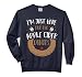 Cider: I'm Just Here For The Apple Cider - Donuts Comfort Colors Adult Sweatshirt