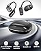 NEW OpenFit Air Bone Conduction Headphones Only 0.23 OZ Open Ear Earbuds , Wireless Earbuds with HD Clear Calls, Ear Buds with 72 Hours of Playtime, Secure Earhooks Earphones for Sports, Fitness, TV