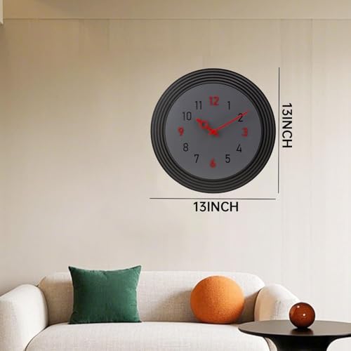Horloge décorative blanche murale pour salon et bureau contemporain