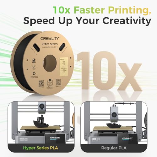 Image of Creality Hyper PLA Filament Bundle 2KG, Up to 600mm /s High Speed 3D Printer Filament PLA, No-Tangling Stronger Toughness Fit Most 3D Printers