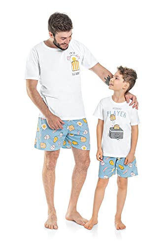 Pijama Estampado Meninos Quimby, Branco Especial, 10 Anos