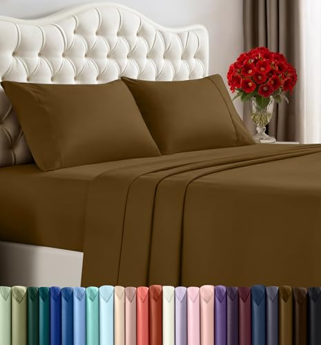 image for Utopia Bedding Queen Size Sheet Set – 4 Piece Bed Sheets, Soft and B