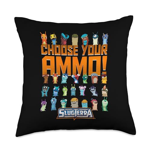 Slugterra Official Licensed | Choose Your Ammo | STC1001 Throw Pillow