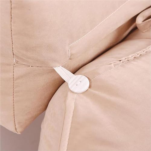 Oreiller de lecture orange : coussin de soutien lombaire léger et dossier portable - 4