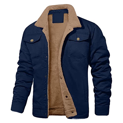 Chaqueta de suéter de punto para hombre abrigo casual de otoño con bolsillos frontales