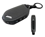 Key Fob Cover Case for Kia Telluride, Sorento, K5 GT-Line Keyless Entry Remote Case Holder ABS Carbon Fiber Pattern (5 Button)