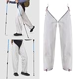 Construction légère : fabriquées à partir de polyester 70D résistant, ces manches de pantalon de pluie sont conçues pour résister à l'usure tout en étant assez légères pour être transportées dans n'importe quelle aventure.