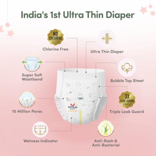 Image of Mylo Baby AirPrime Premium Diaper Pants (XXL, 24, count)