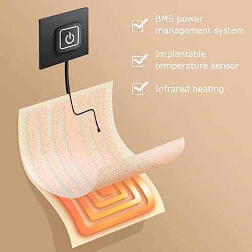 BESPORTBLE Aquecimento Ajustável Cachecol Aquecimento Elétrico Colarinho Pescoço Cachecol Aquecido U