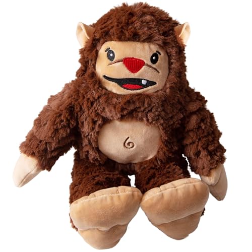 SNUG AROOZ Billy The Big Foot - Brown Plush Dog Toy, Squeaks-Crinkles, Pet Multi-Sensory Play, Recycled Material, 6x11 Soft-Cuddly Mythical Companion by SNUG AROOZ - Image 7