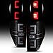 For Black Smoked 09-14 Ford F-150 F150 Pickup Truck LED Tube Tail Lamps Brake Lights Left+Right Pair