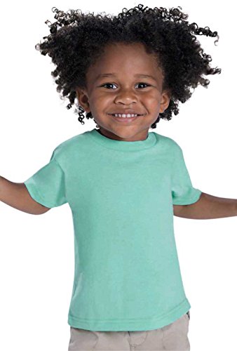 Rabbit Skins 5.5 oz Little Kid Short-Sleeve T-Shirt, 3T, Heather