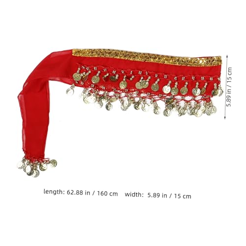 Chaîne de taille de danse du ventre de qualité supérieure avec jupes ornées de sequins - 2