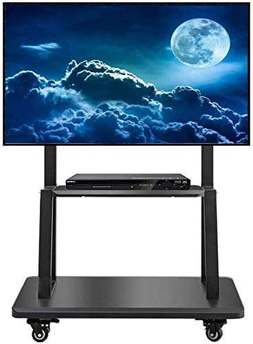 Soporte móvil resistente para TV de 55-70" con bandeja y ruedas miniatura 1