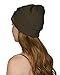Gravity Threads Thick Knit Oversized Beanie Cap, Dark Olive